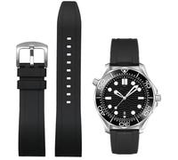 Niziruoup Uhrenarmband mit Schnellverschluss FKM Fluorkautschuk 19mm Armband Weiche Langlebig Universal FKM Kautschuk Uhrenarmbänder Ersatzarmbänder für Herren und Damen,Gummi, Schwarz