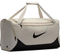 Sporttasche NIKE "NK BRSLA M DUFF - X", light bone, schwarz, schwarz, Obermaterial: 100% Polyester, Taschen Sporttasche, für Erwachsene, mit Reißverschlusstasche vorne (72911342-0) light bone, schwarz