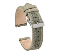 NKCVEZBW 18 mm 20 mm 22 mm Canvas-Uhrenarmband, kompatibel mit 6105 Pilot Watch, Schnellverschluss, universelles Ersatz-Retro-Armband, Uhrenzubehör