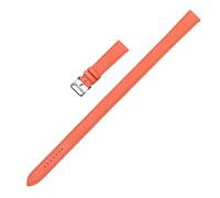 NKCVEZBW Epsom-Uhrenarmbänder aus Rindsleder, doppeltes Tour-Band, kompatibel mit Hermes Cape COD W047614/025690 LadyWW00(Orange with Clasp,16mm)