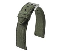 NKCVEZBW Kompatibel mit beidseitigem Nylon-Armband 18 mm 19 20 22 24, Schnellverschluss, Sportarmband, Gürtel, kompatibel Männern(ARMY GREEN 1,20mm)