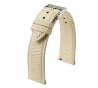 NKCVEZBW Kompatibel mit beidseitigem Nylon-Armband 18 mm 19 20 22 24, Schnellverschluss, Sportarmband, Gürtel, kompatibel Männern(BEIGE 1,21mm)