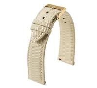 NKCVEZBW Kompatibel mit beidseitigem Nylon-Armband 18 mm 19 20 22 24, Schnellverschluss, Sportarmband, Gürtel, kompatibel Männern(BEIGE 3,19mm)