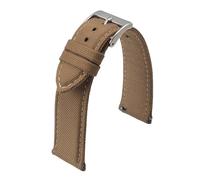 NKCVEZBW Kompatibel mit beidseitigem Nylon-Armband 18 mm 19 20 22 24, Schnellverschluss, Sportarmband, Gürtel, kompatibel Männern(BROWN 1,18mm)