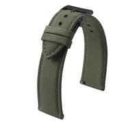 NKCVEZBW Kompatibel mit beidseitigem Nylon-Armband 18 mm 19 20 22 24, Schnellverschluss, Sportarmband, Gürtel, kompatibel Männern(ARMY GREEN 2,19mm)