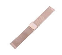 NKCVEZBW Kompatibel mit Edelstahl-Uhrenarmbändern in den Breiten 12 mm, 13, 14, 15, 16, 17, 18, 20 und 22 (Unisex)(Rose Gold,14mm)