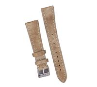 NKCVEZBW Kompatibel mit Uhrenarmbändern 18 mm, 20 und 22 in Grau, Blau Braun. Schnellverschluss-Armband-Gürtelzubehör(Light coffee,22mm gold buckle)