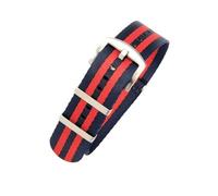 NKCVEZBW Universelles Nylon-Uhrenarmband 20 mm/22 mm, Army-Sportarmband, kompatibel mit OMEGA SEAMASTER007, Rolex, Tudor, Hamilton 5(White Light Pur,20mm)