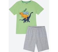 NKD Kinder-Jungen-Shorty mit Dino-Motiv, 2-teilig green 98/104