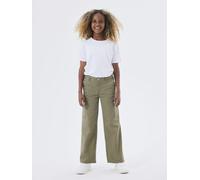 NKFROSE WIDE TWILL CARGO - Deep Lichen Green - 122