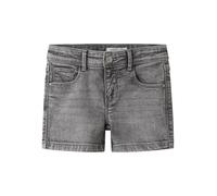 Shorts NAME IT "NKFSALLI SLIM DNM SHORTS 5266-AU NOOS", Baby, Gr. 164, N-Gr, light grau denim (blank), Web, Obermaterial: 99% Baumwolle, 1% Elasthan, Abriebeffekte, casual, slim fit ca. Mitte Obersche