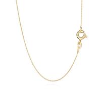NKlaus 45cm Ankerkette 585 Gelbgold 14 Karat elegante Halskette filigrante Breite 0,8mm Collier 1g federleicht 10836