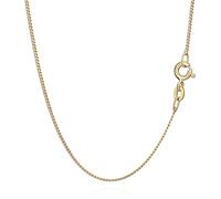 NKlaus 45cm Panzerkette 585 Gelbgold 14 Karat elegante Halskette filigrante Breite 1,1mm Collier 1,8g federleicht 8841