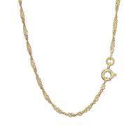 NKlaus 45cm Singapurkette 333 Gelbgold 8 Karat elegante Halskette Breite: 1,8mm Collier 2,3g schwer 9404