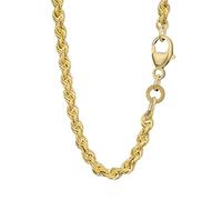 NKlaus 50cm Zopfkette 333 Gelb Gold 8 Karat Halskette Kordel hohl 3,3mm Breit 15683