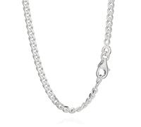 NKlaus 70cm Kette Silber 925 - Sterling Silberkette Herren und Damen- Hochwertige Panzerkette - Königskette - 2,5mm breit Collier 11,02g schwer 5203