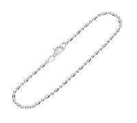 NKlaus Armband 925 Sterling Silber 20cm Kugelketten Variation glänzend Damen Armkette 12284