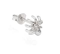 NKlaus Einzel kleine Ohrstecker Spinne 925 Silber anlaufgeschützt 9x8mm Motiv Ohrring 9899
