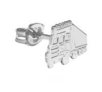 NKlaus Einzel Ohrstecker LKW Truck 925 Silber Fahrer Ohrring 10x6mm anlaufgeschützt 13776