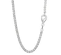 NKlaus Erbskette 925 Silber, Silber, 2,0mm 50cm elegante Halskette, 1 Stück