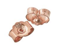 NKlaus Gegenstecker aus 925 Silber, rosegoldvergoldet, 5 Paar, 5mm | Pousetten, Ohrstopper und Ohrmuttern mit Butterfly-Verschluss für Ohrstecker und Ohrringe, Loch 0,8mm