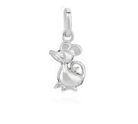 NKlaus Kettenanhänger Maus 925 Silber anlaufgeschützt 12x7mm klein Amulett Talisman 9865