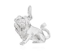 NKlaus Kettenanhänger Sternzeichen Löwe 925 Silber glanz Silberanhänger Zodiac Horoshop 14171