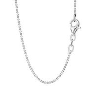 NKlaus Kugelkette 925 Silber, Breite: 1,0mm, 1,94g, 55cm, 1,0mm, 1 Stück
