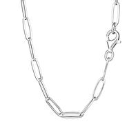 NKlaus Langankerkette aus echtem 925 Silber, Herren und Damen, 3,6mm breit | Sterling-Silberkette als Halskette und Collier