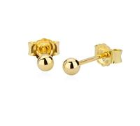 NKlaus Paar 2,50mm Kugel Ohrstecker 8 Karat 333 Gold gelbgold Damen Stecker Ohrringen 9056
