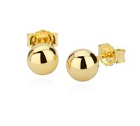NKlaus Paar 6mm Kugel Ohrstecker 8 Karat 333 Gold gelbgold glanz Damen Stecker Ohrringe 9064