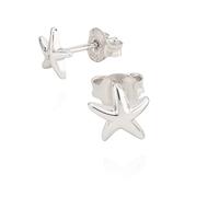 NKlaus Paar Ohrstecker Seestern 925 Silber anlaufgeschützt 6,8mm Motiv Silberohrringe 10311