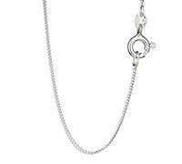 NKlaus Panzerkette für Damen 925 Silber, 0, 8mm 65cm elegante, 1 Stück