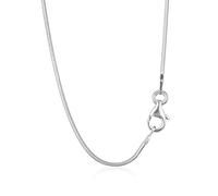 NKlaus Schlangenkette 925 Silber, 50cm, Breite: 0,9mm, Halskette, 1 Stück