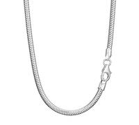 NKlaus Schlangenkette für Damen 925 Silber, Silber, 3,0mm 42cm, 1 Stück