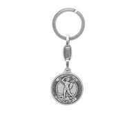 NKlaus Schlüsselanhänger für Damen Silber, 3cm Erzengel Raphael, 1 Stück