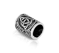 NKlaus Triquetra aus 925 Sterling Silber Bartperle Germanisch Keltisch Wikinger 3580