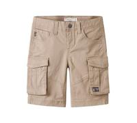 Cargobermudas NAME IT "NKMRYAN REG TWI L SHORTS 6776-BA NOOS", Jungen, Gr. 158, N-Gr, oxford tan (blank), Twill, Obermaterial: 98% Baumwolle, 2% Elasthan, modisch, regular fit, Hosen (71613414-158) ox