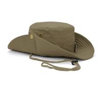 NLAND Boonie Hut Herren Damen Sommerhut UV Schutz Buschhut Breite Krempe Outdoor Hat Faltbar Wanderhut Fischerhut Safari Hut Hiking Bucket Hat,Khaki Einheitsgröße
