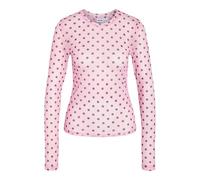 Nmjudith L/S Mesh Top Curve - Plus Size