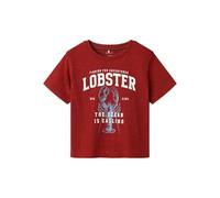 name it T-Shirt Nmmfabi Red Ochre - Junge - Gr. 104