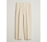 NN07 Kay Relaxed Fit Linen Trousers Oat Beige W34L32