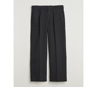 NN07 Kay Relaxed Fit Pleated Trousers Black Schwarz W31L32