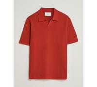 NN07 Paul Knitted Polo Sienna Heat Rot XL
