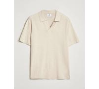NN07 Ryan Cotton/Linen Polo Oat Beige M