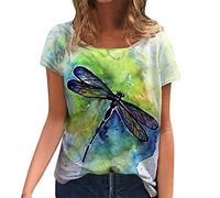 NNGOTD Bluse Damen Chiffon Hemd V Ausschnitt Tunika Trompetenärmel Kurzarm mit Rüsche Elegant Einfarbig Sommer Blusen Vintage Tshirt Funktionsshirt Tops Y2K Sportkleidung Frauen
