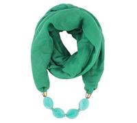 NNGOTD Damen einfarbiger Loop Schal mit Strass Perlen Unifarben Tuch leichter Schlauchschal Rundschal Schal Tuch Damen-schal Halstücher uni unifarben Loopschal einfarbig Halstuch Damenschal