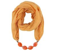 NNGOTD Damen einfarbiger Loop Schal mit Strass Perlen Unifarben Tuch leichter Schlauchschal Rundschal Schal Tuch Damen-schal Halstücher uni unifarben Loopschal einfarbig Halstuch Damenschal