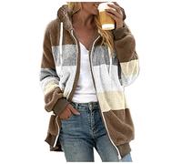 NNGOTD Damen Pullover rot schwarz Sweatshirt Damen mit Kapuze warm Hoodie Zipper Damen Oversize gelbe Jacke Damen Long Mantel Damen Langarmshirt Damen Basic grau Weihnachts Freizeithemd