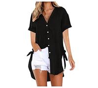 NNGOTD damenblusen große größen floriday Damenbekleidung Pullover 164 mädchen Crop Tops Damen Vintage Bluse Damen sexy Basic Tshirt Damen Tshirt Damen sexy Tshirt Damen Kurzarm S S